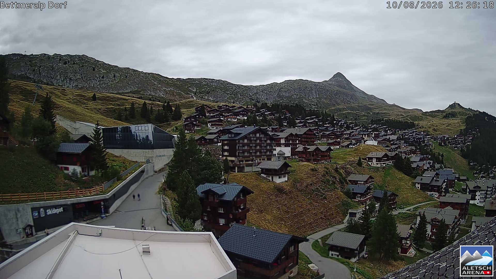 Archiv Foto Webcam Bettmeralp, Schweiz