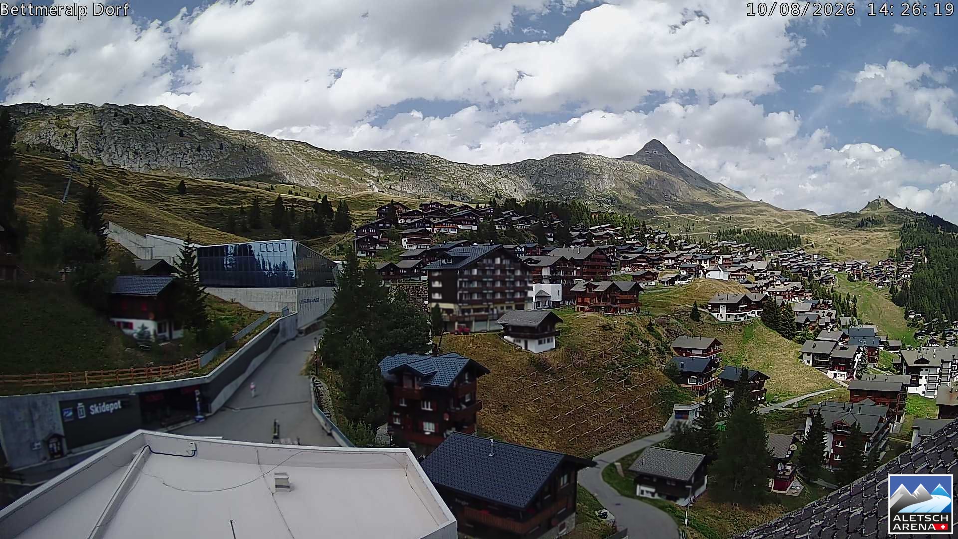 Archiv Foto Webcam Bettmeralp, Schweiz