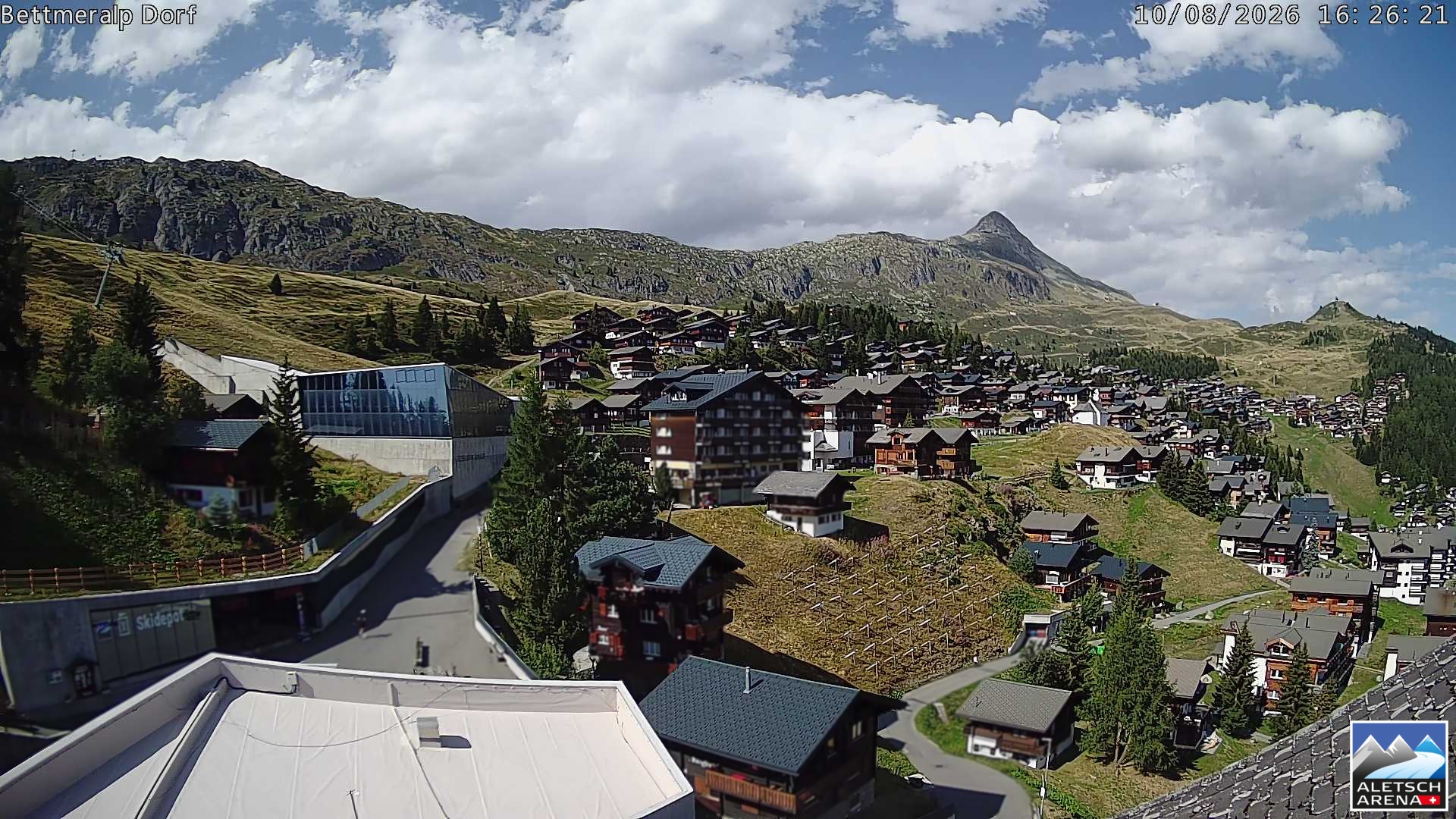 Archiv Foto Webcam Bettmeralp, Schweiz