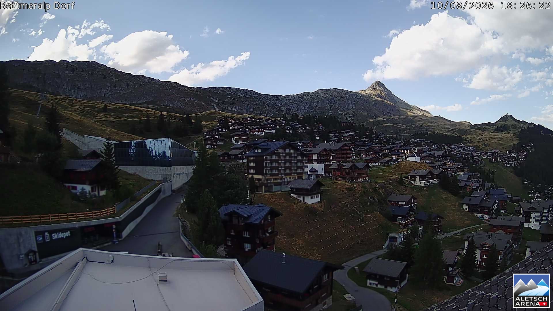 Archiv Foto Webcam Bettmeralp, Schweiz