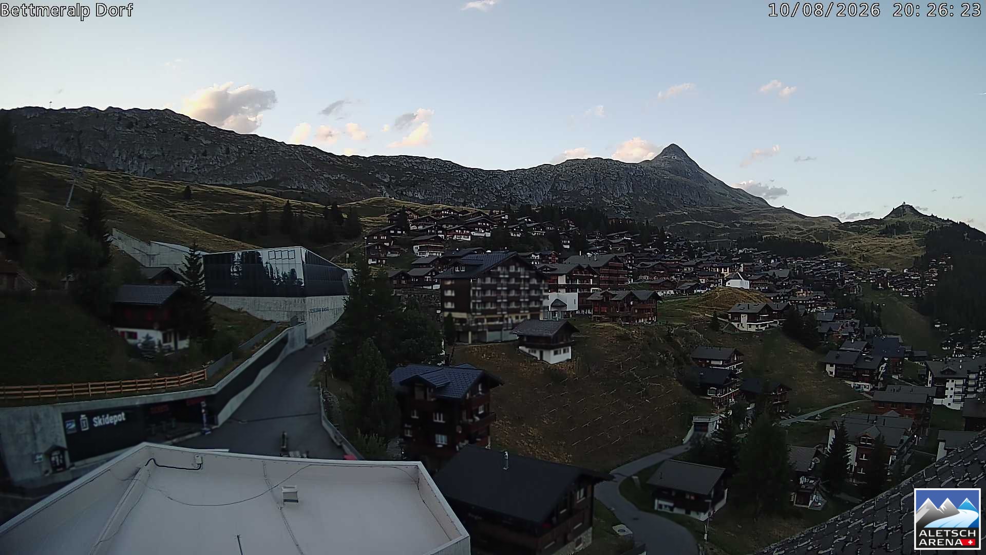 Archiv Foto Webcam Bettmeralp, Schweiz