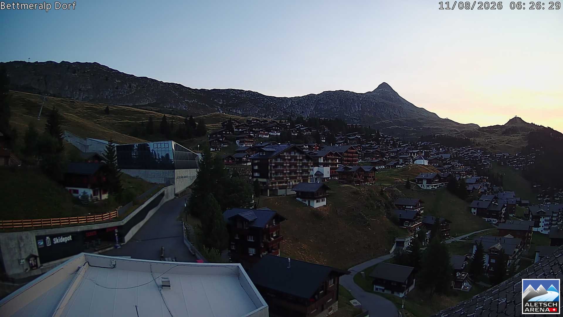 Archived image Webcam Bettmeralp II