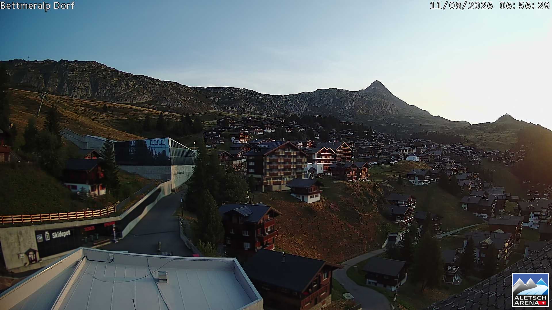 Archived image Webcam Bettmeralp II