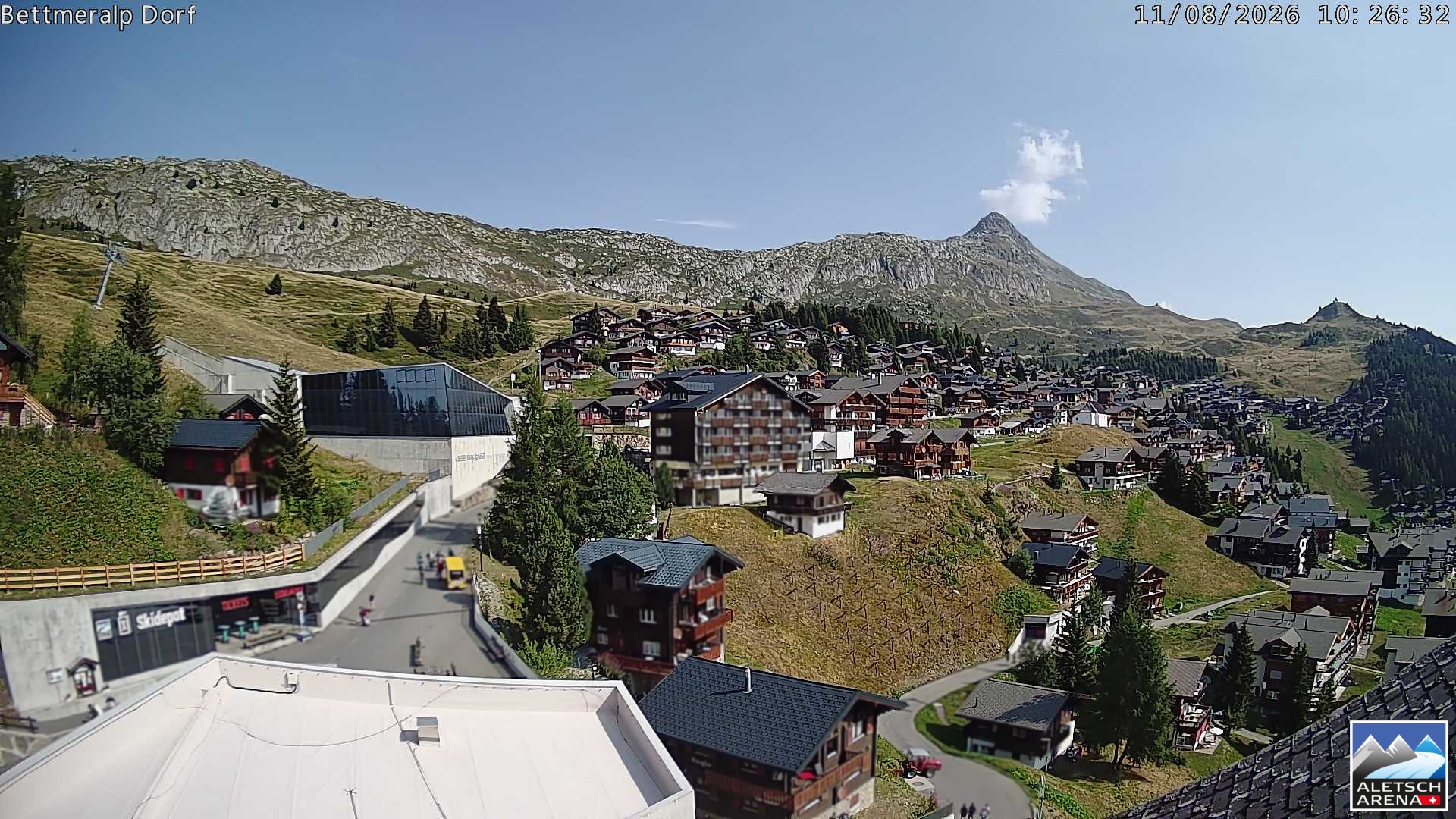 Archived image Webcam Bettmeralp II