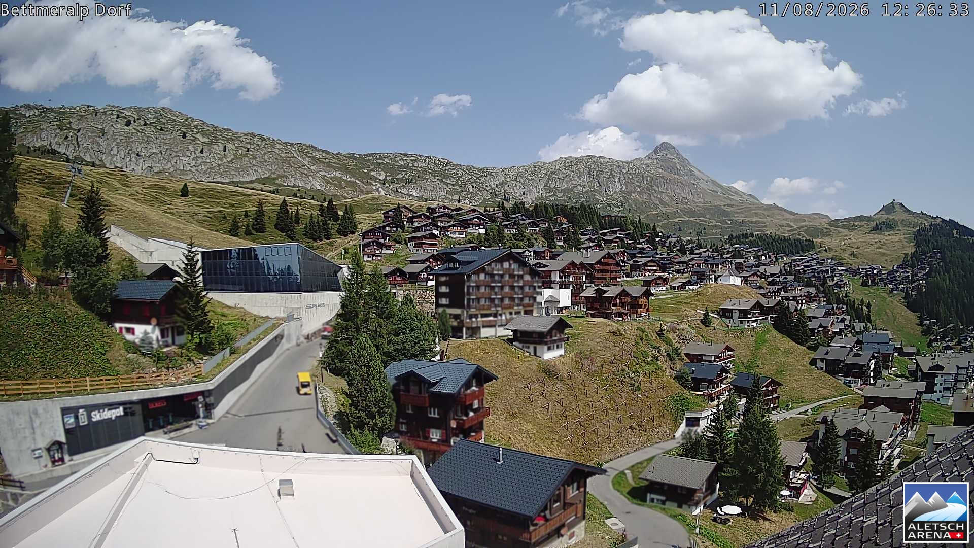 Archived image Webcam Bettmeralp II