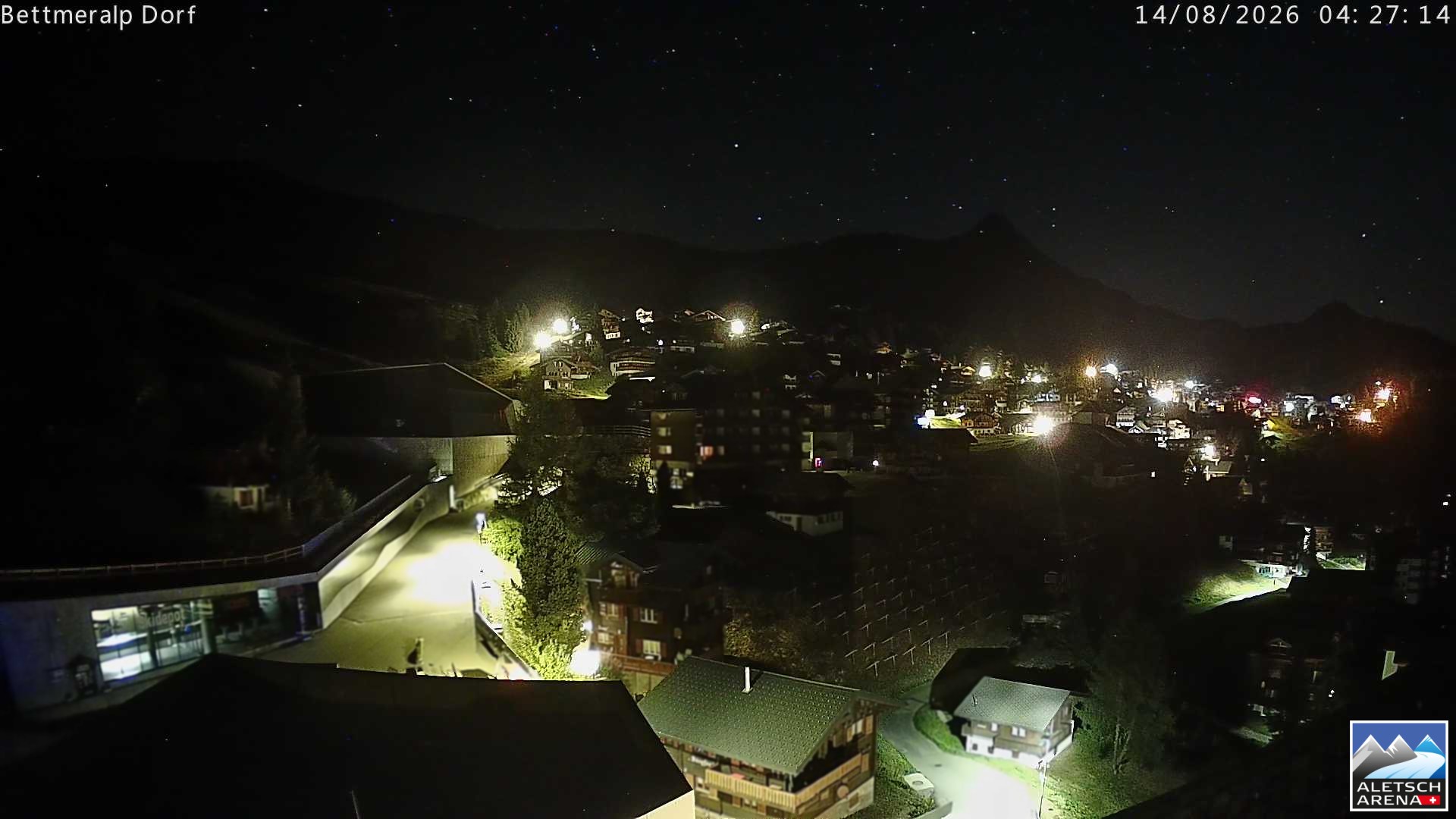 Archiv Foto Webcam Bettmeralp, Schweiz