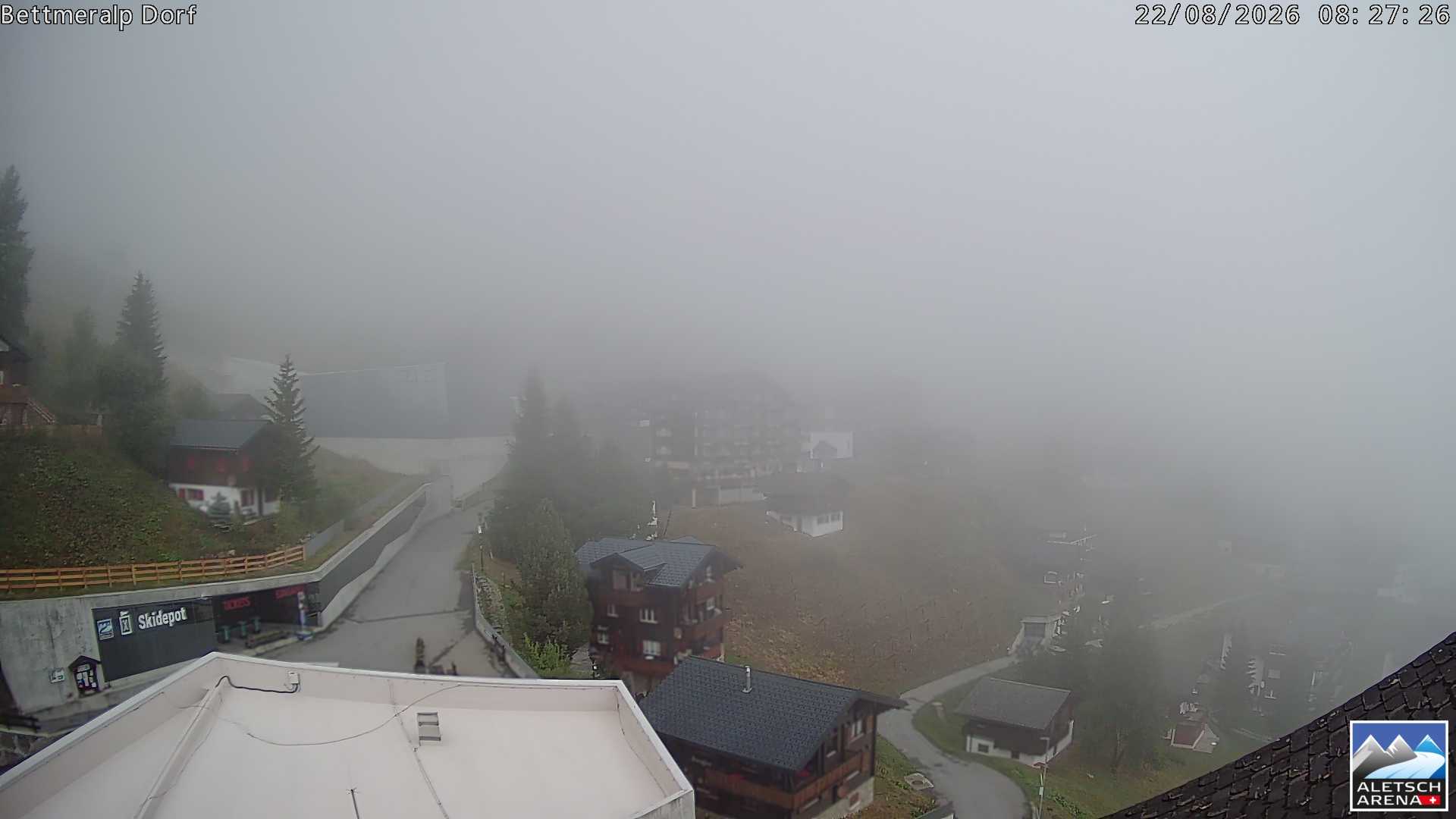Archiv Foto Webcam Bettmeralp, Schweiz