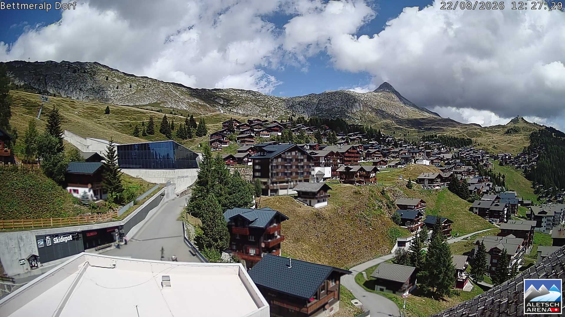 Archiv Foto Webcam Bettmeralp, Schweiz