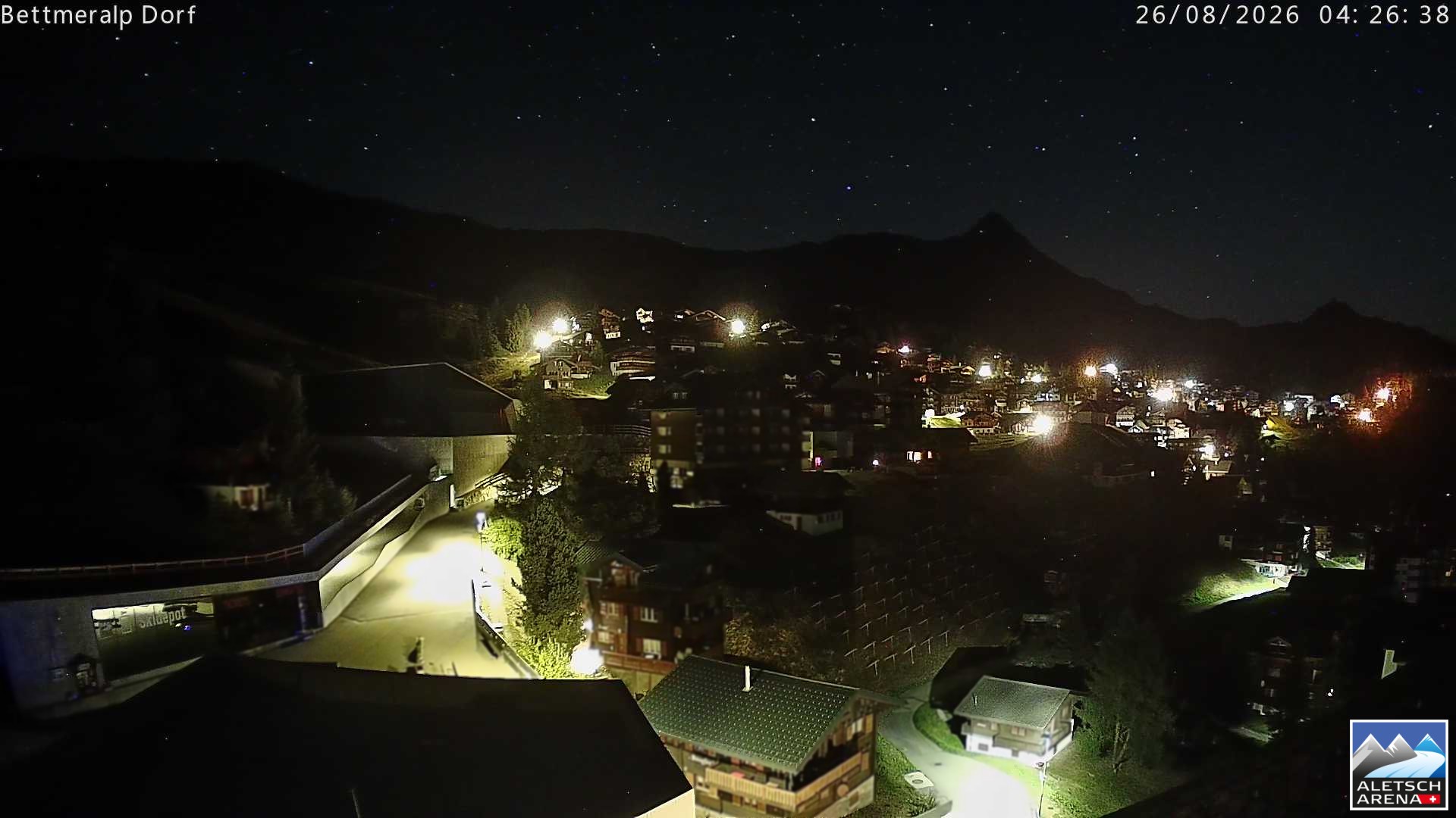Archiv Foto Webcam Bettmeralp, Schweiz