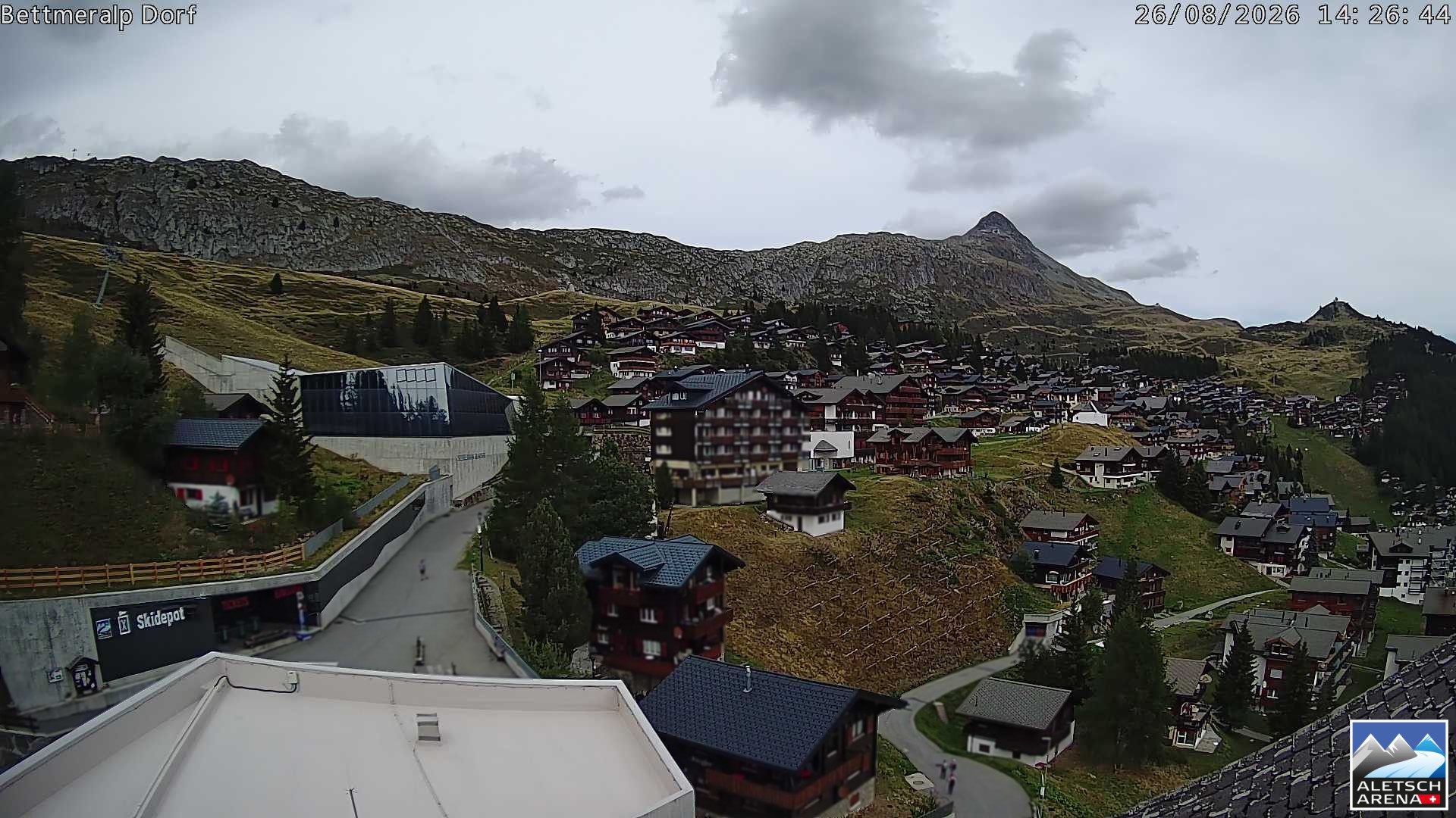 Archiv Foto Webcam Bettmeralp, Schweiz