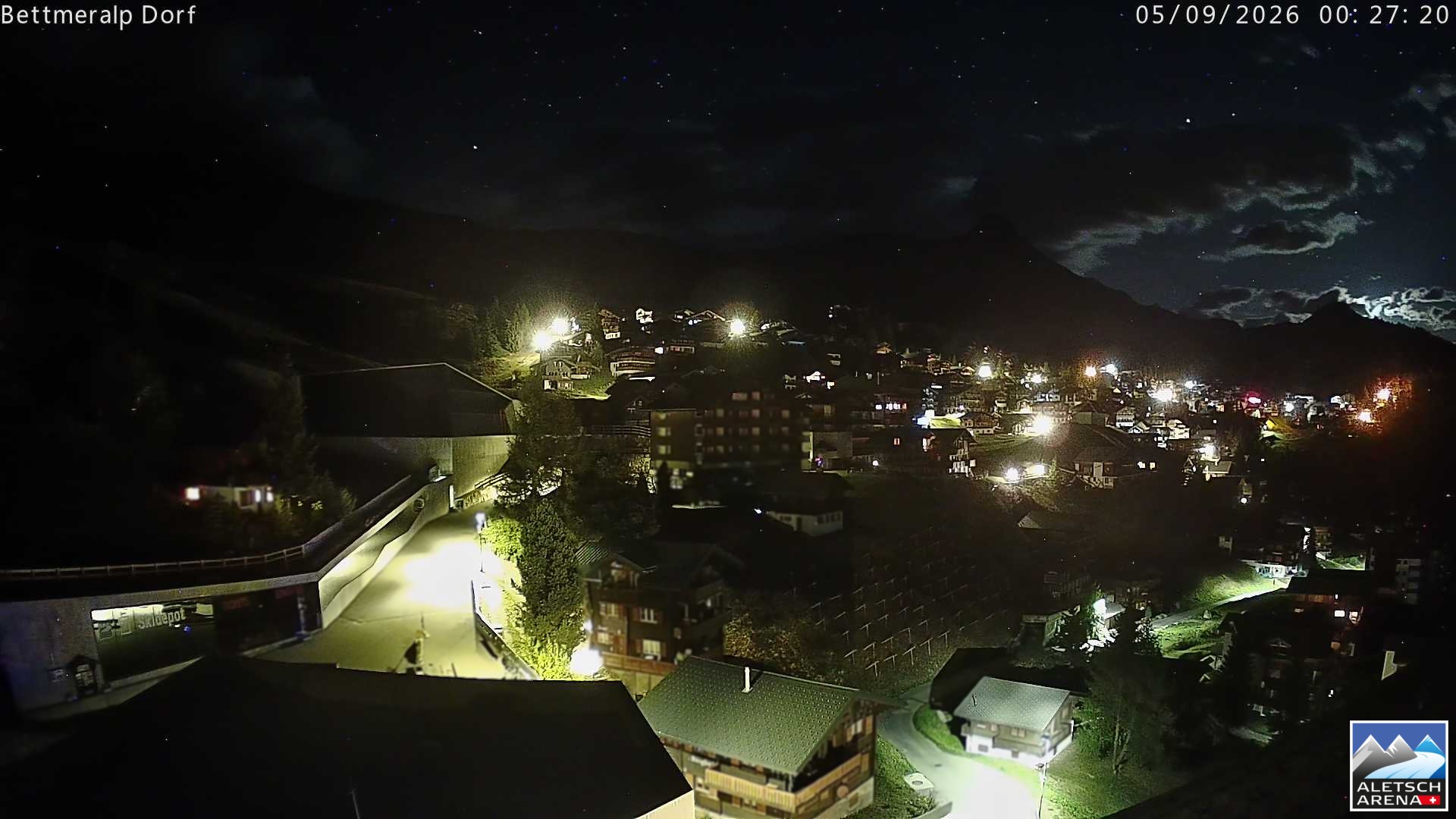Archiv Foto Webcam Bettmeralp, Schweiz