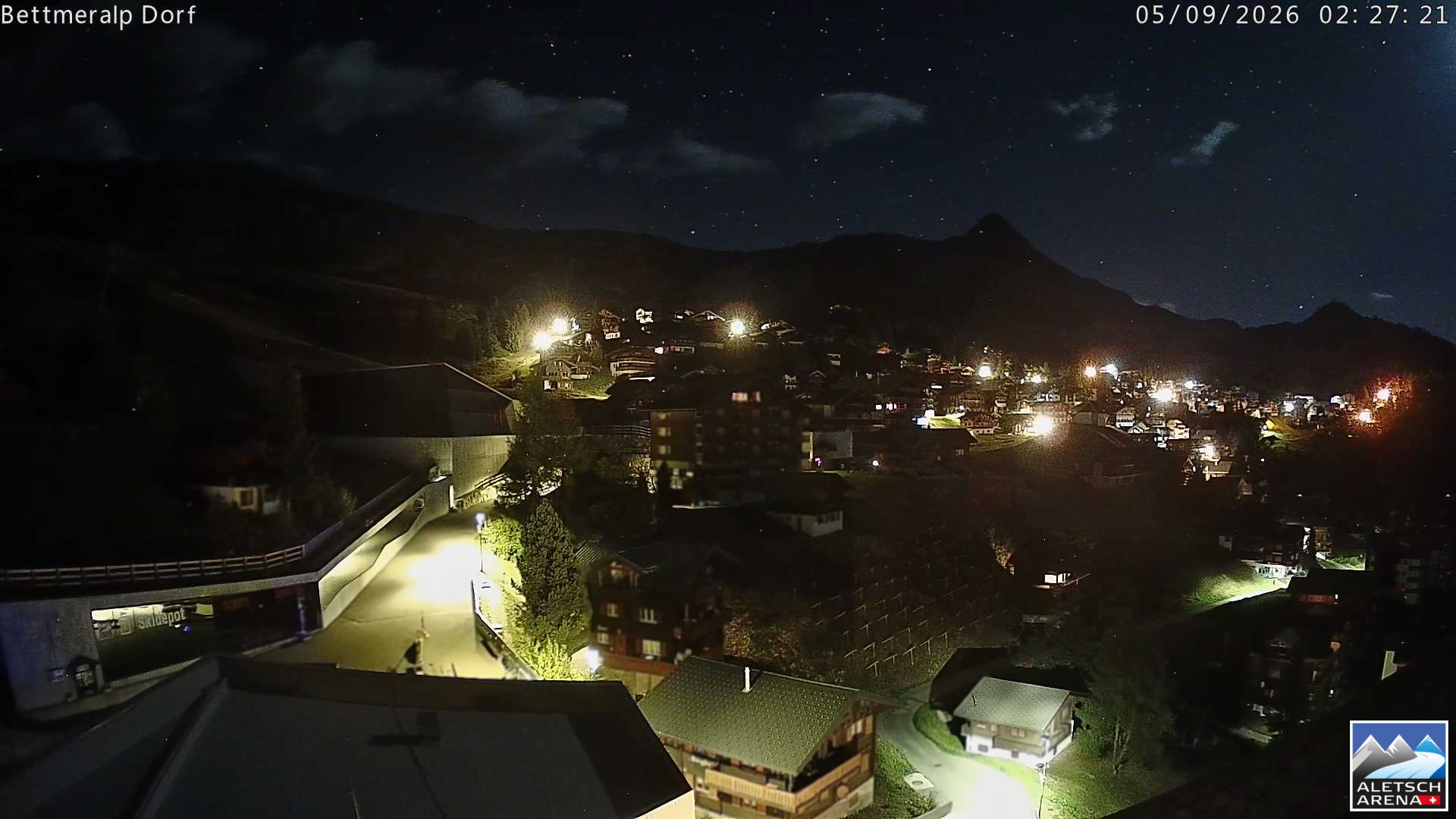 Archiv Foto Webcam Bettmeralp, Schweiz