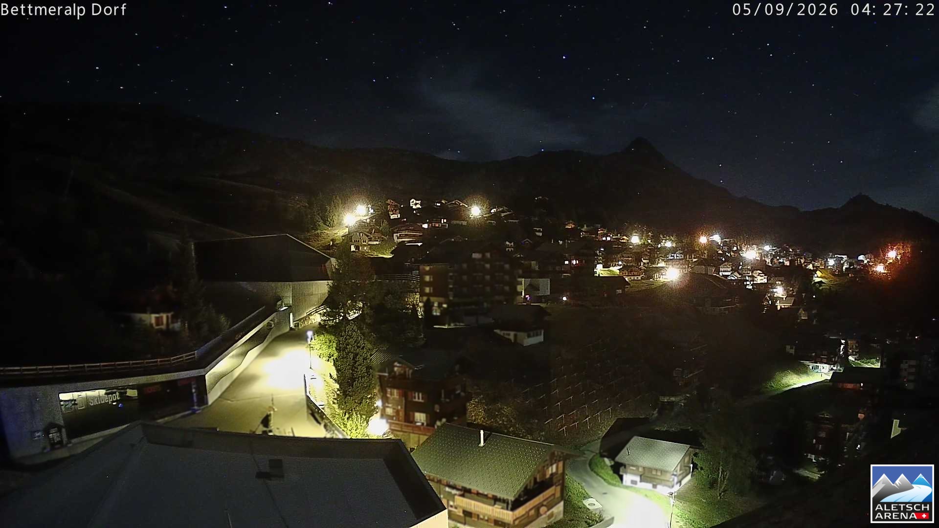Archiv Foto Webcam Bettmeralp, Schweiz