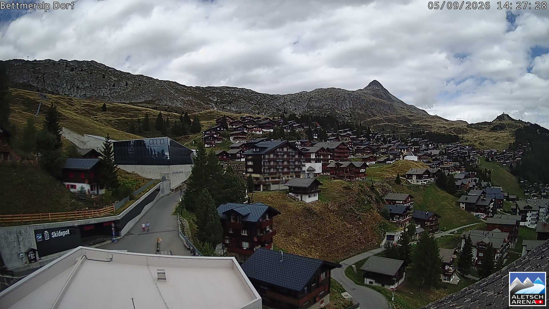 Archiv Foto Webcam Bettmeralp, Schweiz