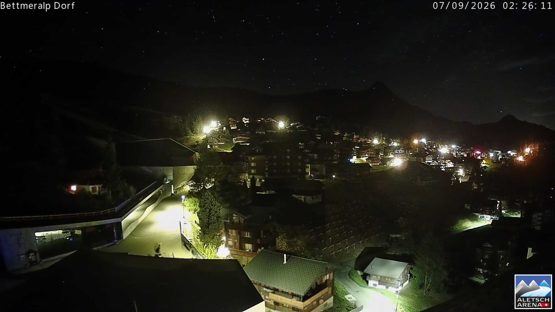 Archiv Foto Webcam Bettmeralp, Schweiz
