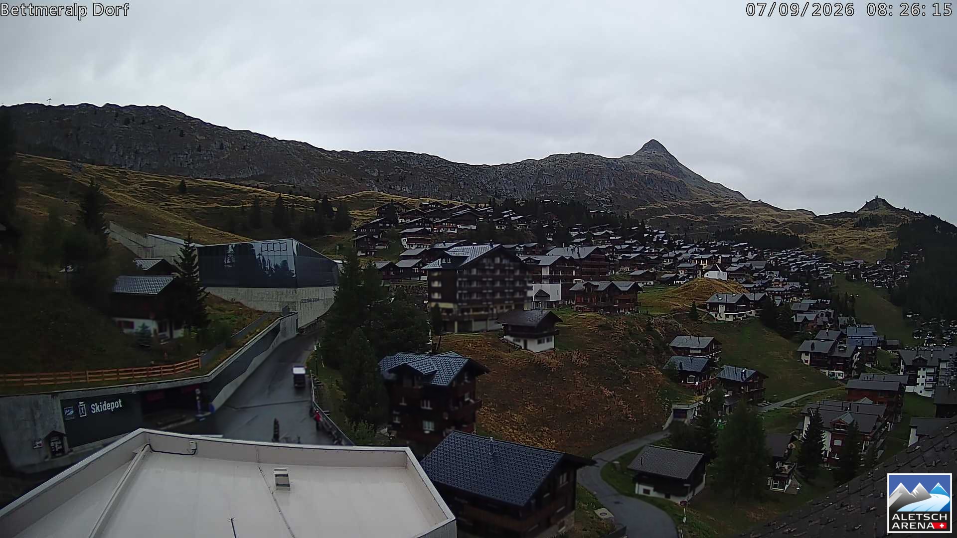 Archiv Foto Webcam Bettmeralp, Schweiz