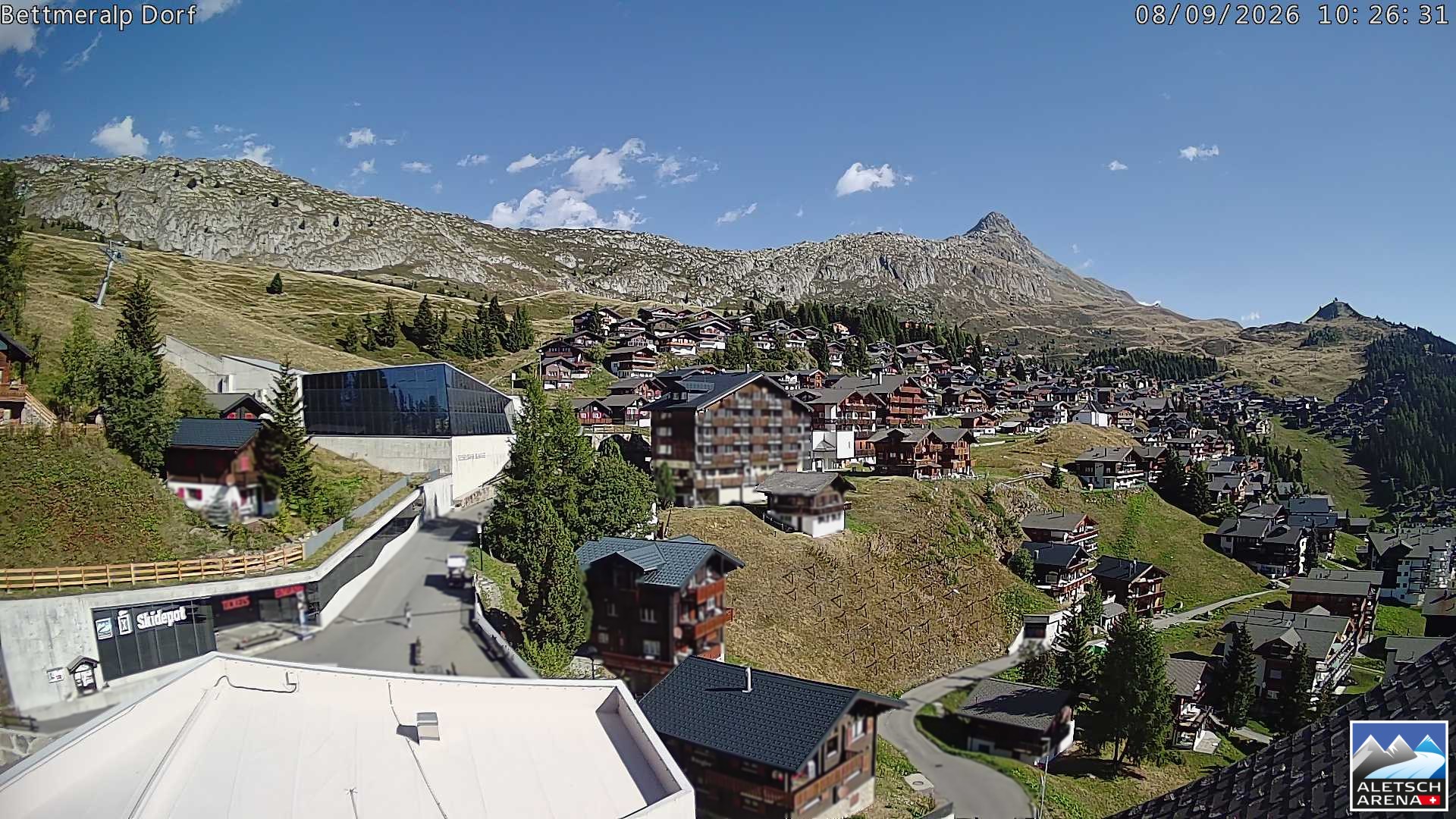 Archived image Webcam Bettmeralp II