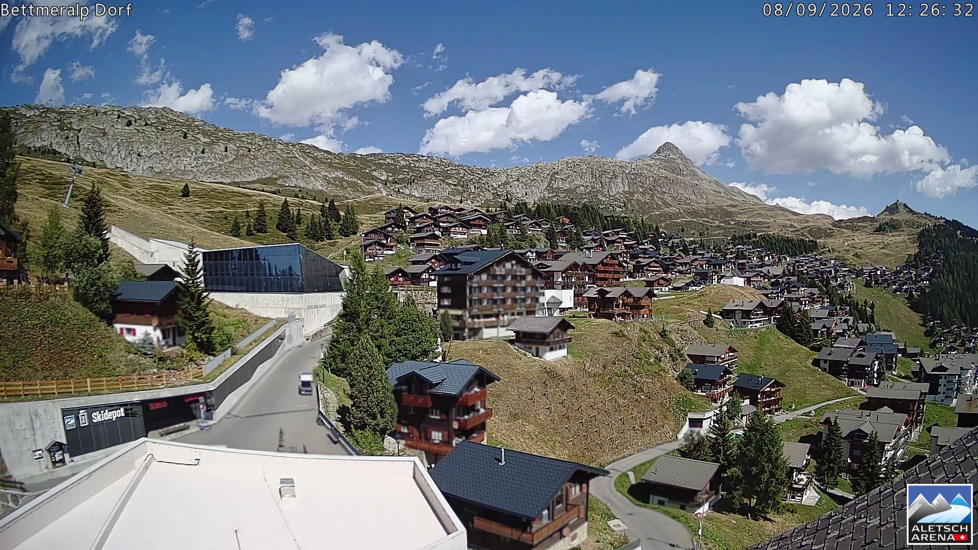 Archived image Webcam Bettmeralp II