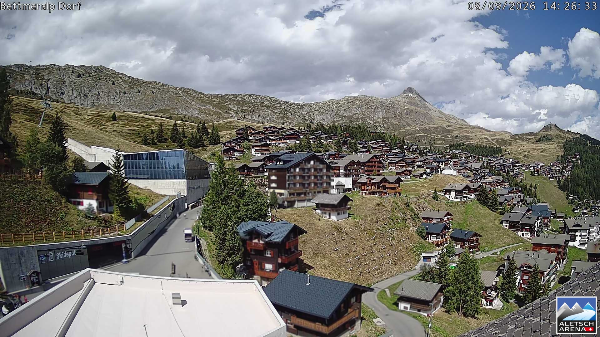 Archived image Webcam Bettmeralp II