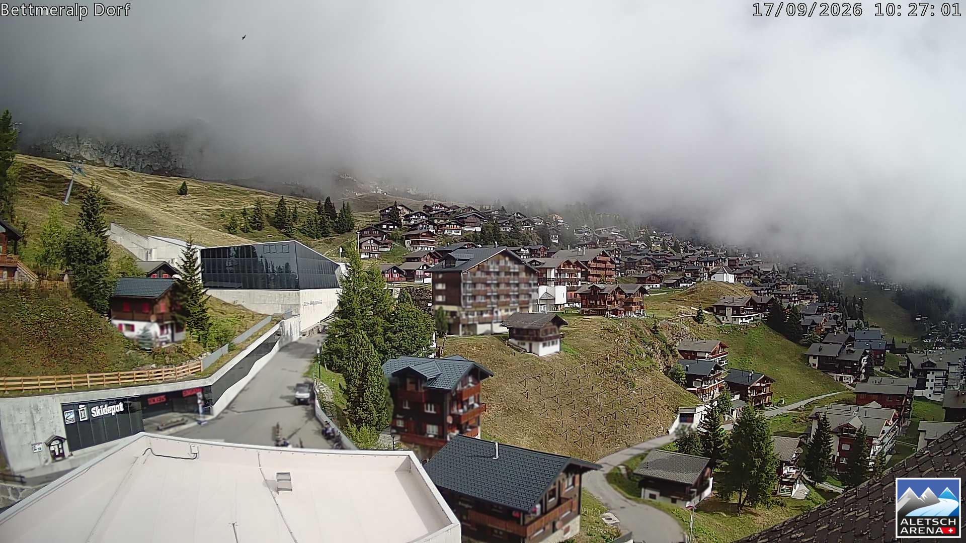 Archived image Webcam Bettmeralp II