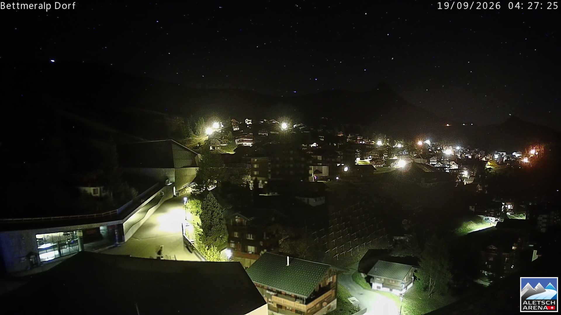 Archiv Foto Webcam Bettmeralp, Schweiz