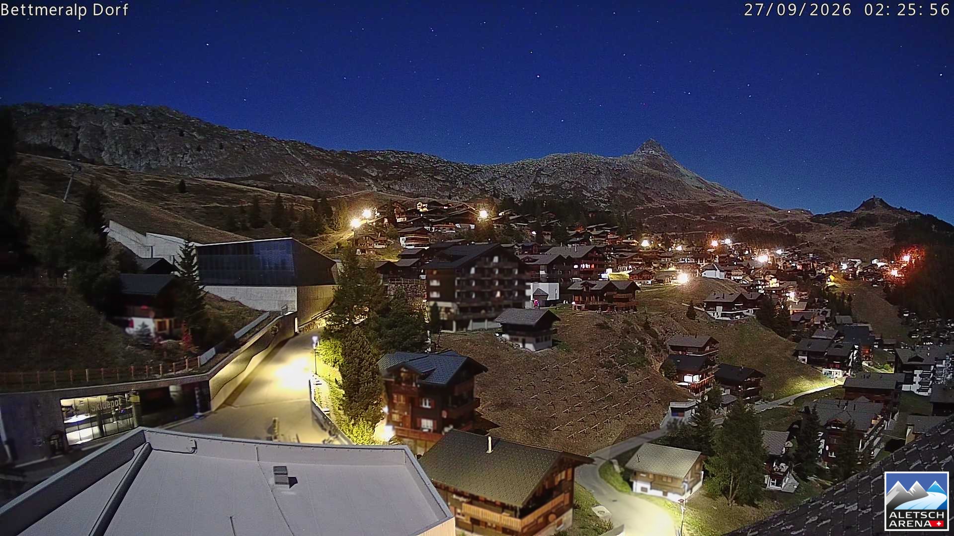 Archiv Foto Webcam Bettmeralp, Schweiz