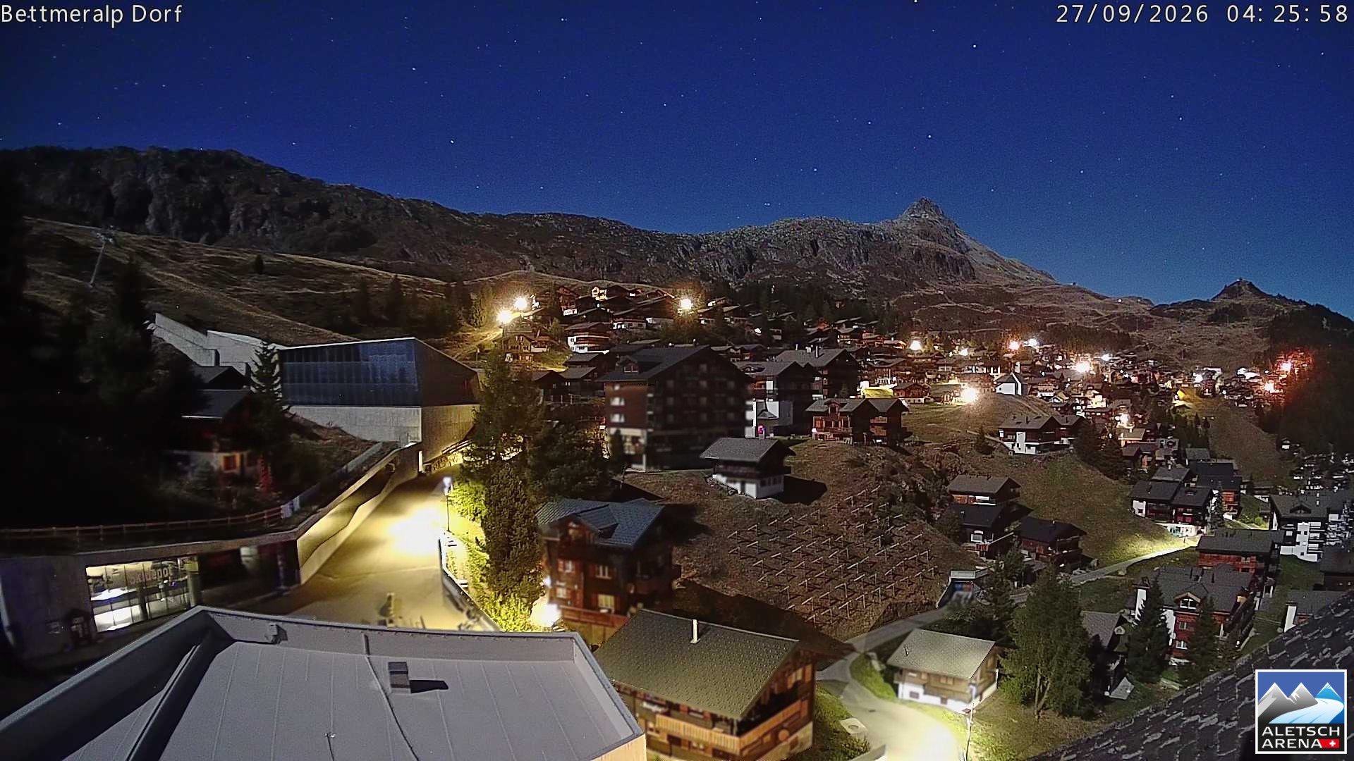 Archiv Foto Webcam Bettmeralp, Schweiz