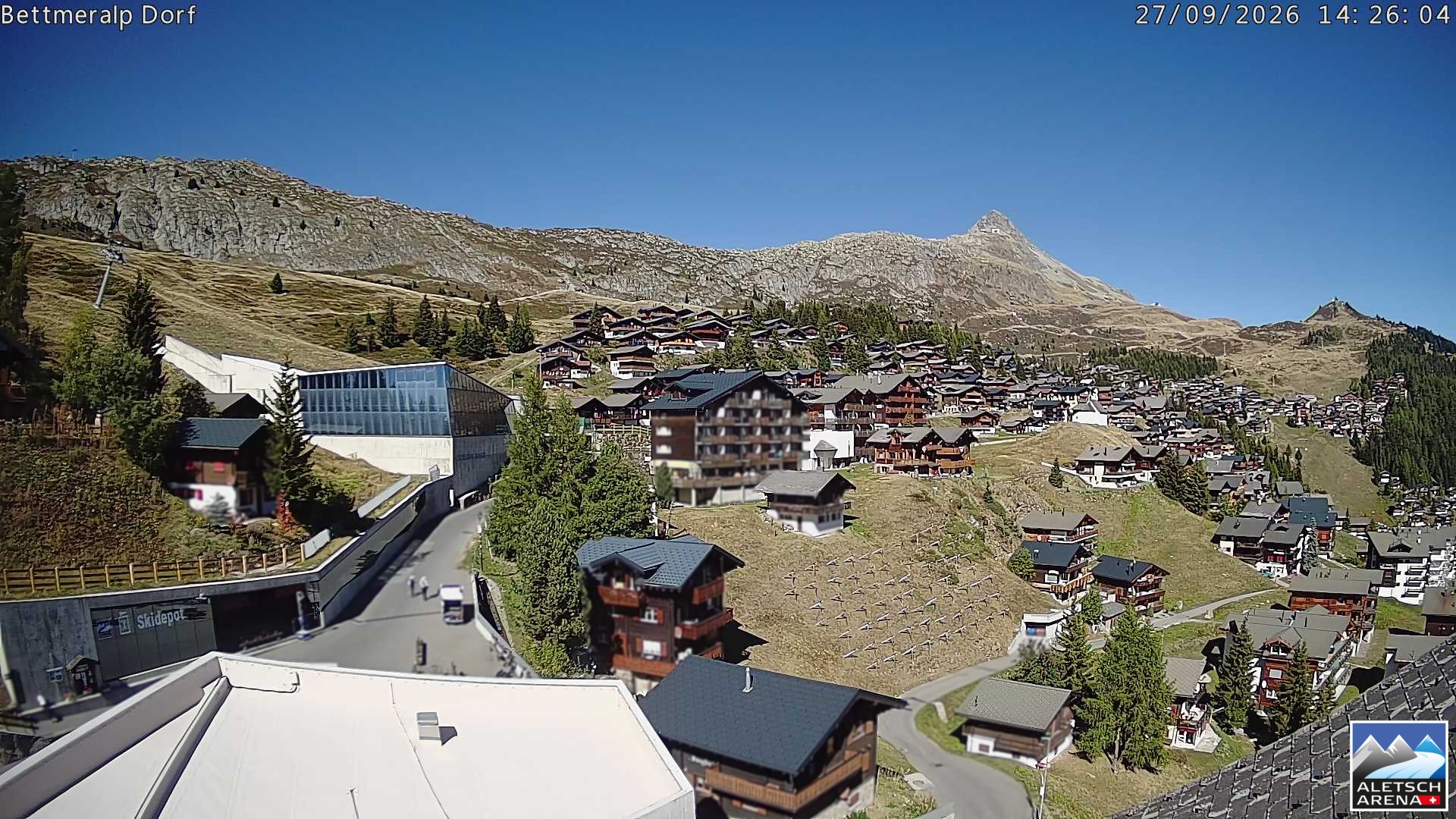 Archiv Foto Webcam Bettmeralp, Schweiz