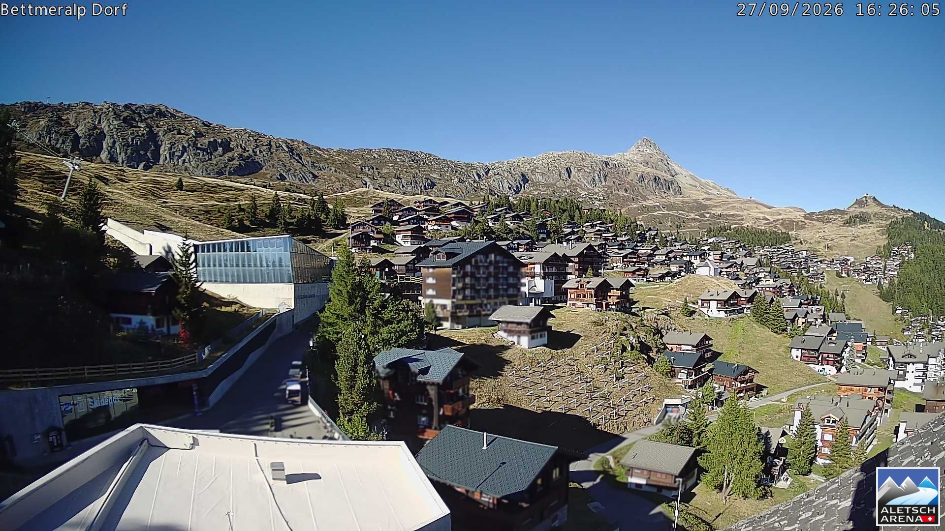 Archiv Foto Webcam Bettmeralp, Schweiz