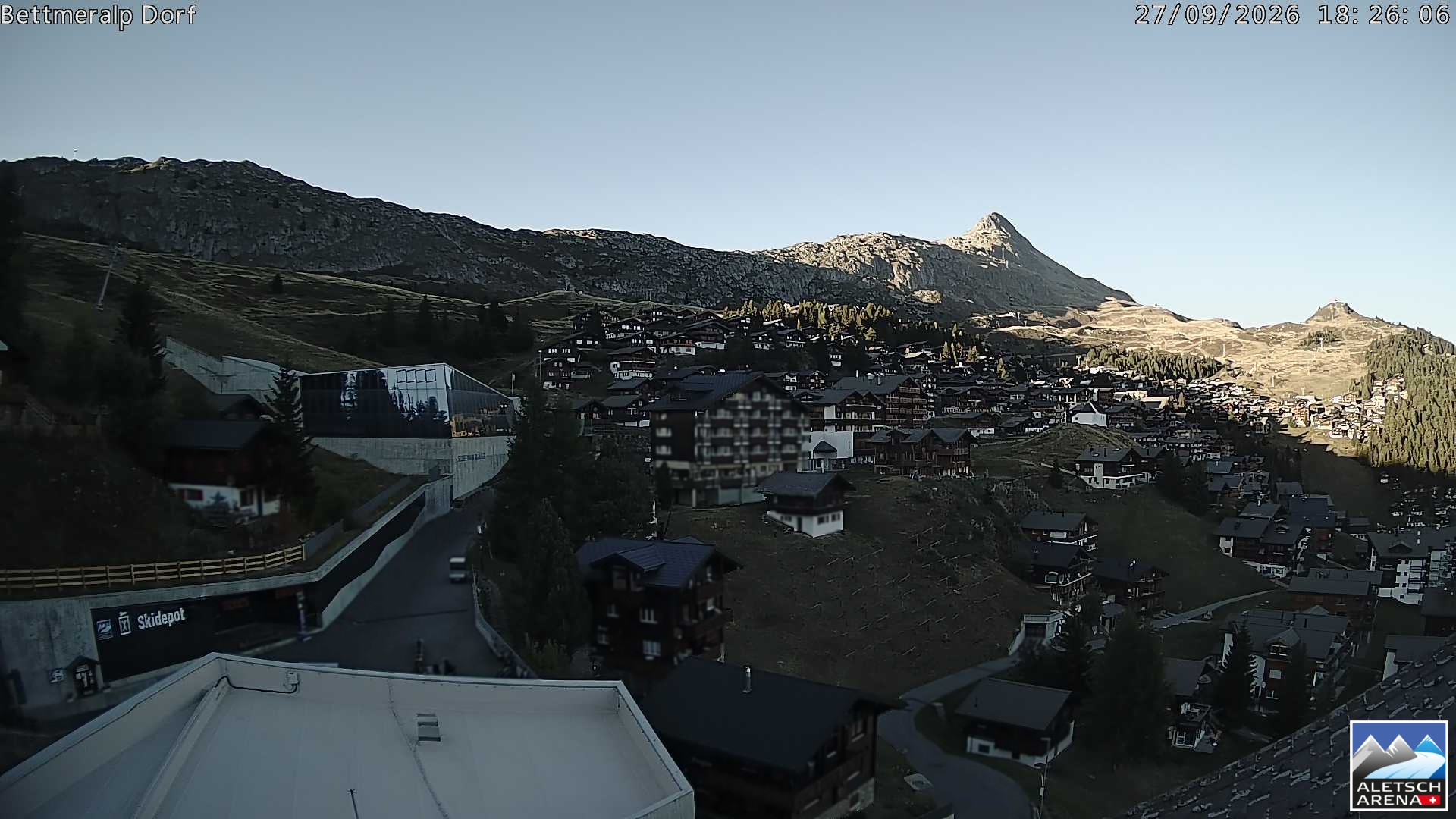 Archived image Webcam Bettmeralp II