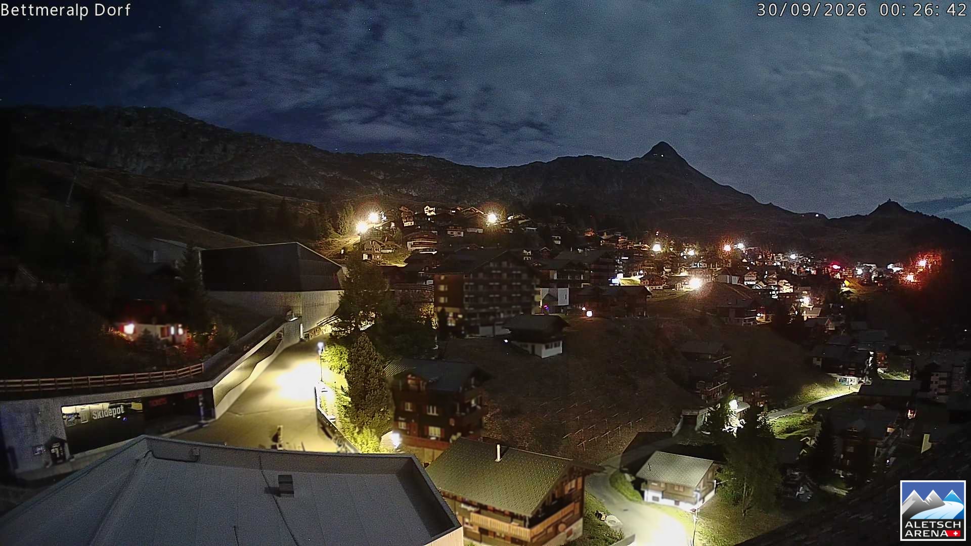 Archiv Foto Webcam Bettmeralp, Schweiz