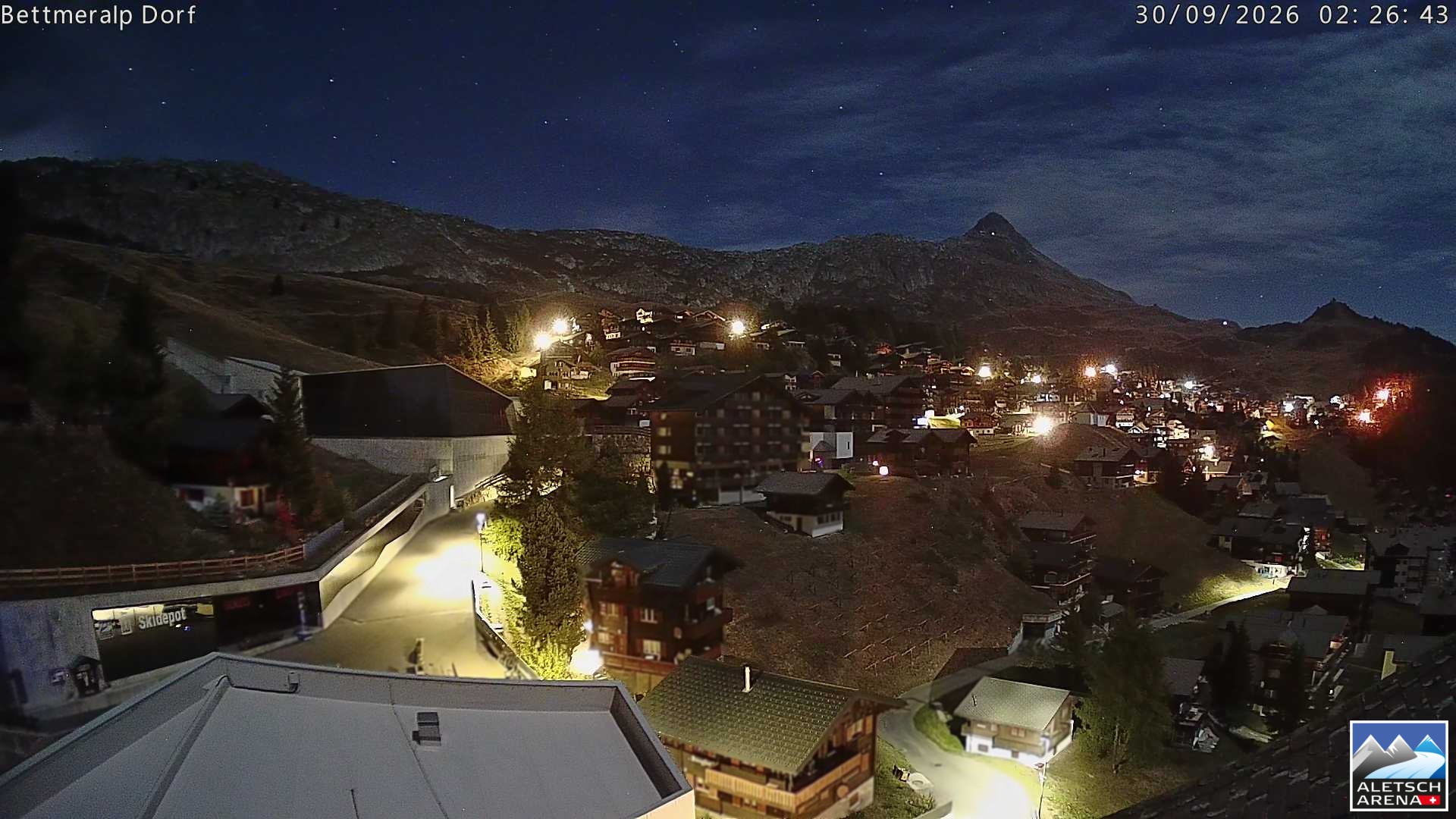 Archiv Foto Webcam Bettmeralp, Schweiz