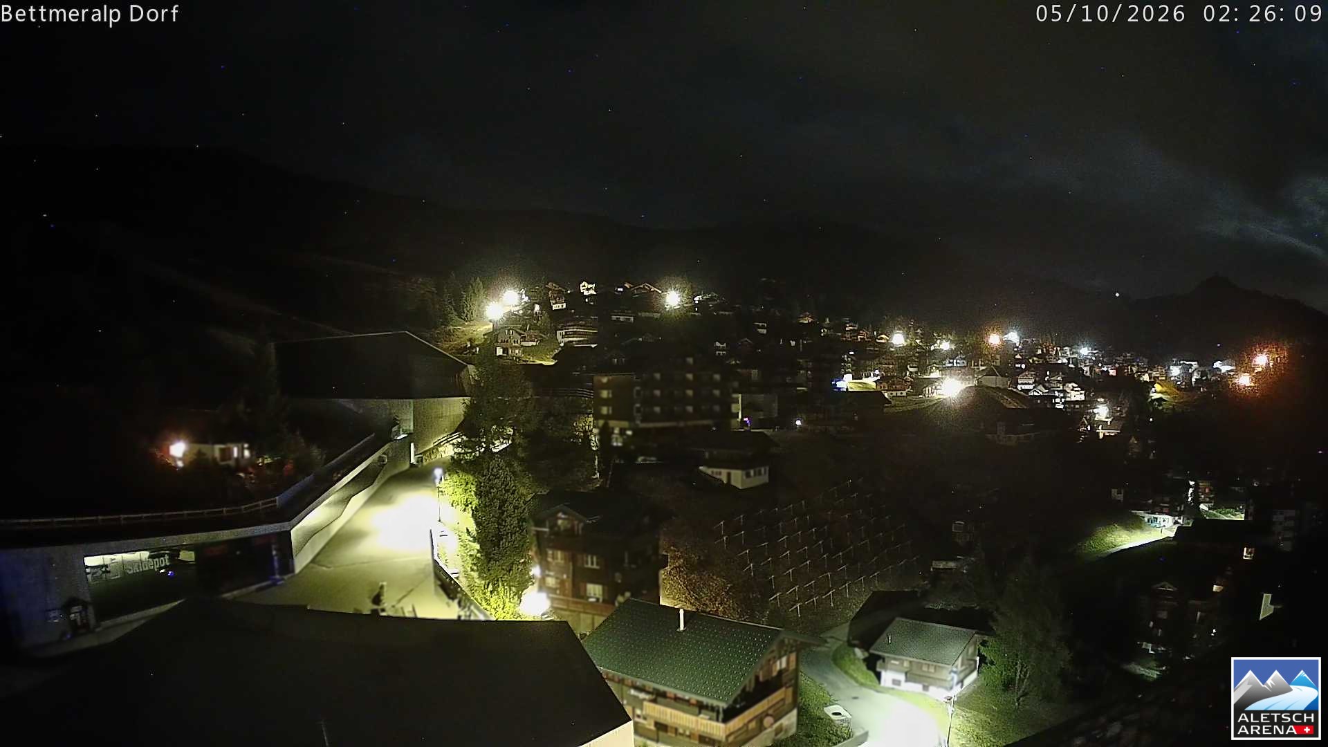 Archiv Foto Webcam Bettmeralp, Schweiz