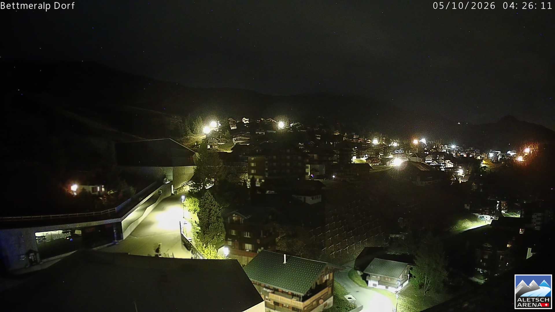 Archiv Foto Webcam Bettmeralp, Schweiz