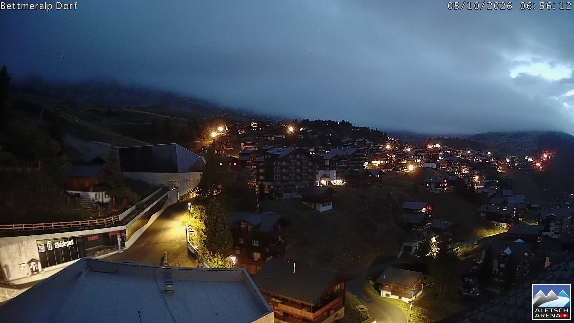 Archiv Foto Webcam Bettmeralp, Schweiz