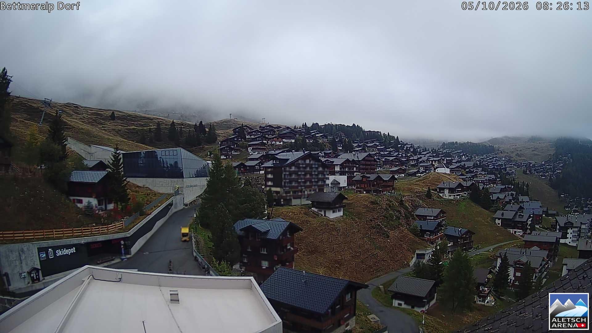 Archiv Foto Webcam Bettmeralp, Schweiz