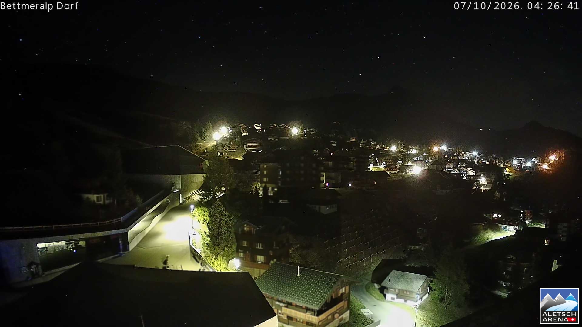 Archiv Foto Webcam Bettmeralp, Schweiz