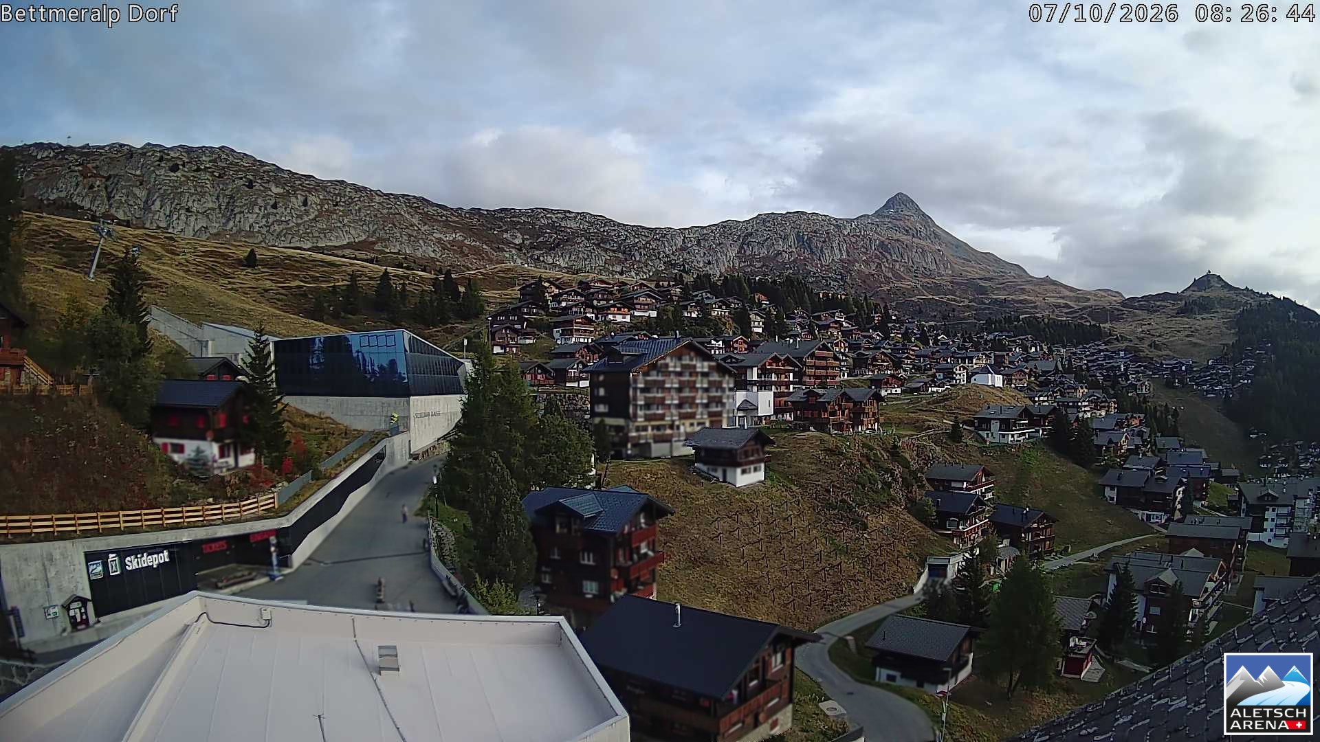 Archiv Foto Webcam Bettmeralp, Schweiz