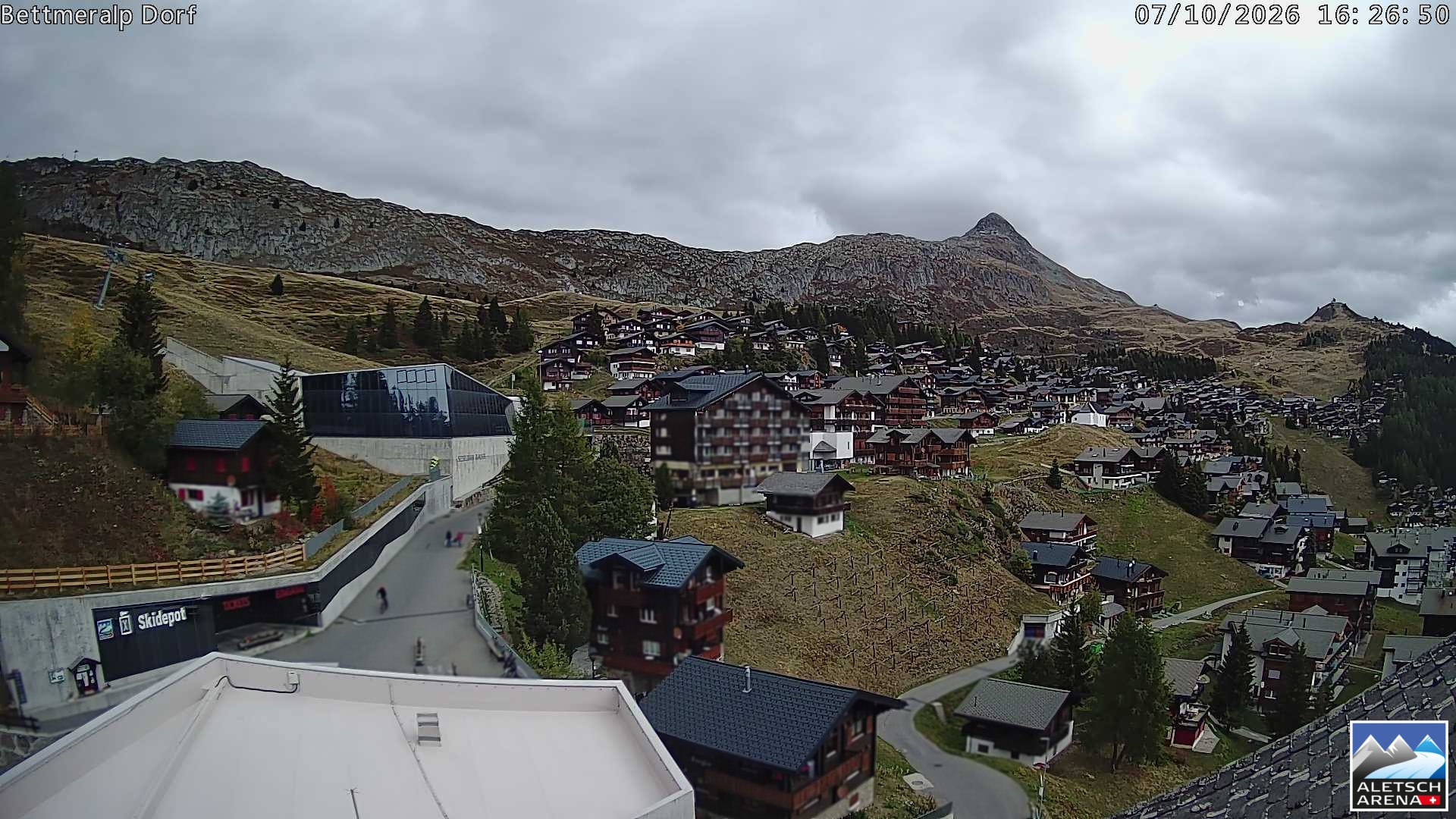 Archiv Foto Webcam Bettmeralp, Schweiz