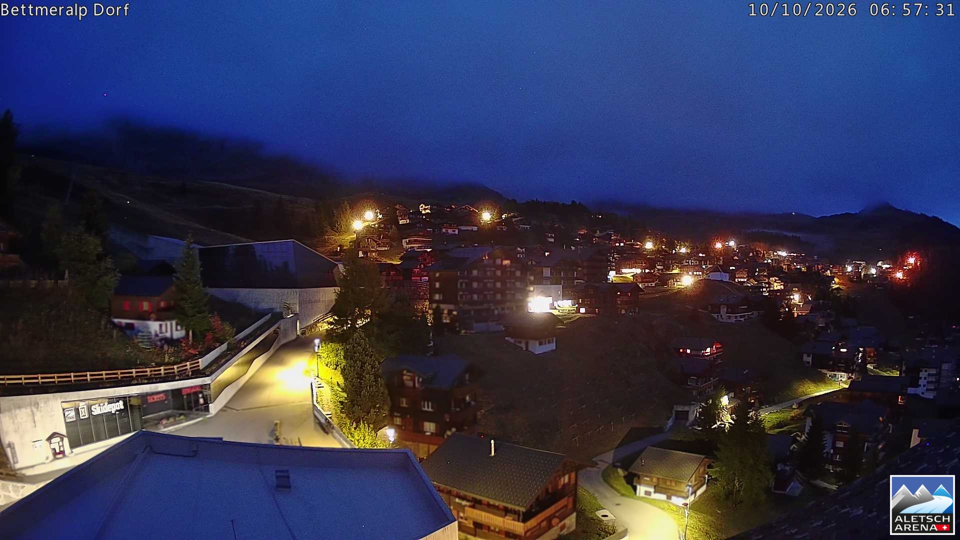 Archiv Foto Webcam Bettmeralp, Schweiz