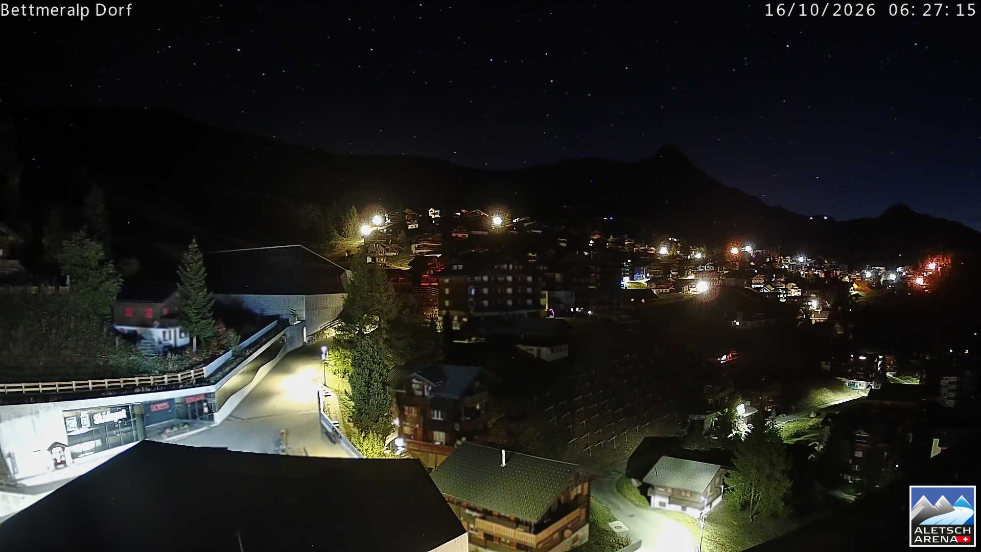 Archiv Foto Webcam Bettmeralp, Schweiz