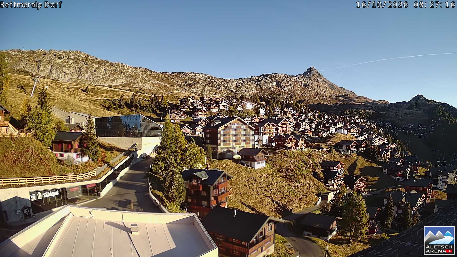 Archiv Foto Webcam Bettmeralp, Schweiz