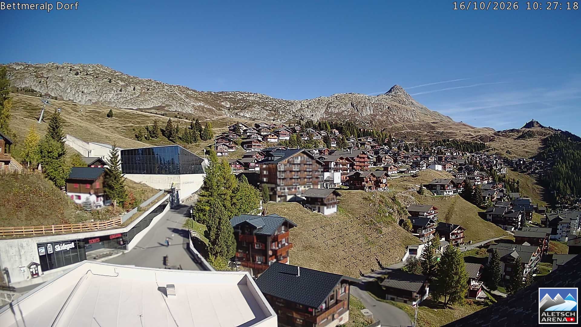 Archiv Foto Webcam Bettmeralp, Schweiz