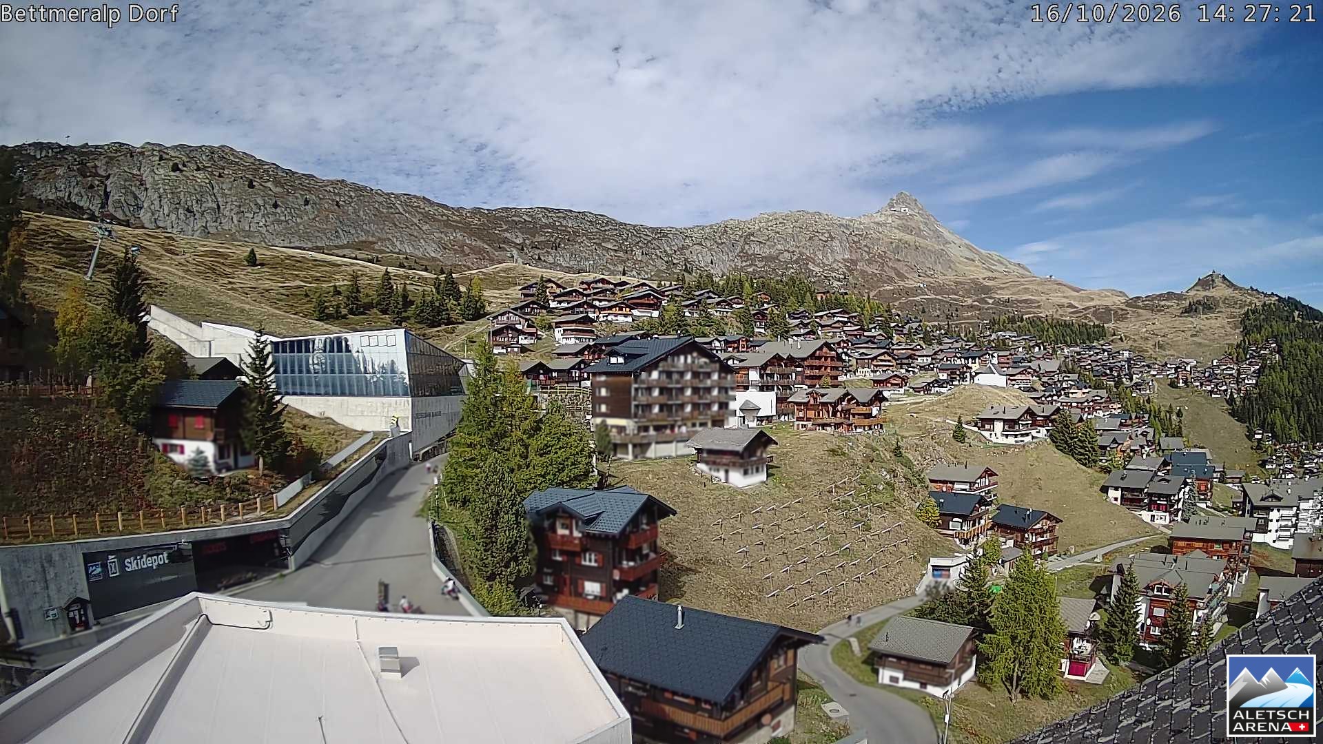 Archiv Foto Webcam Bettmeralp, Schweiz