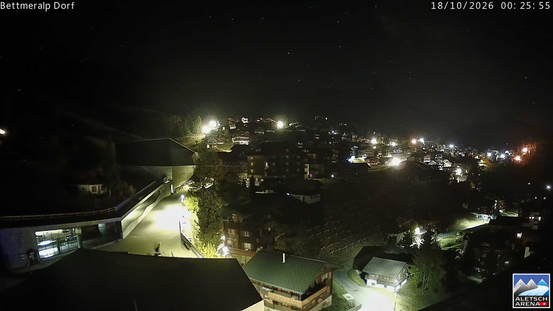 Archiv Foto Webcam Bettmeralp, Schweiz