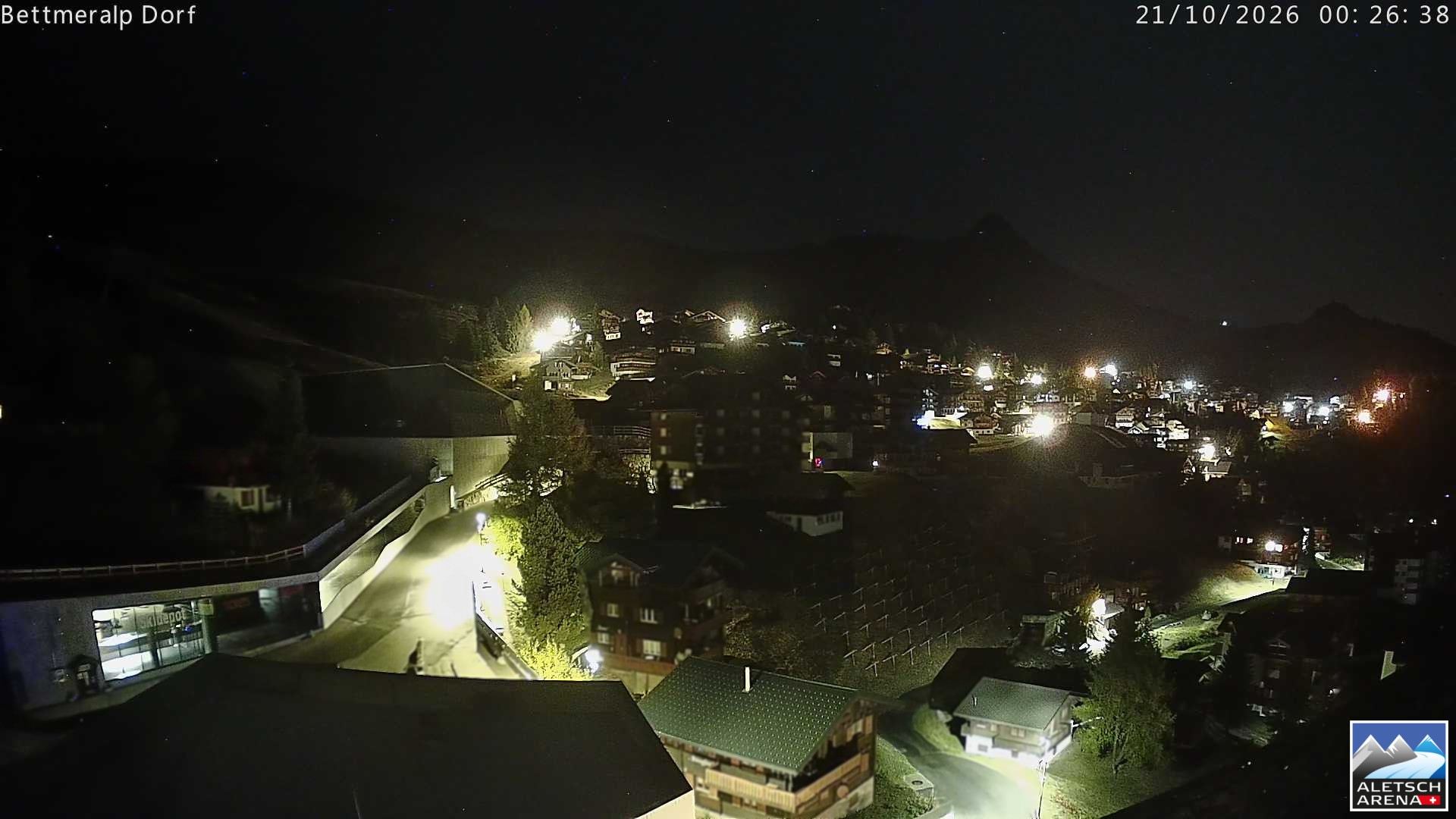 Archiv Foto Webcam Bettmeralp, Schweiz