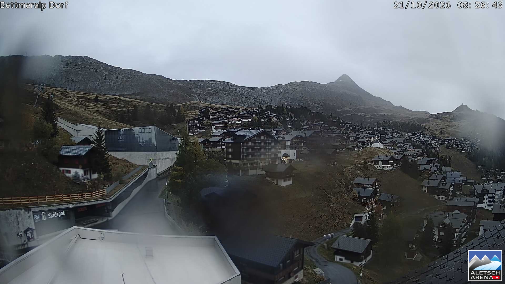 Archiv Foto Webcam Bettmeralp, Schweiz