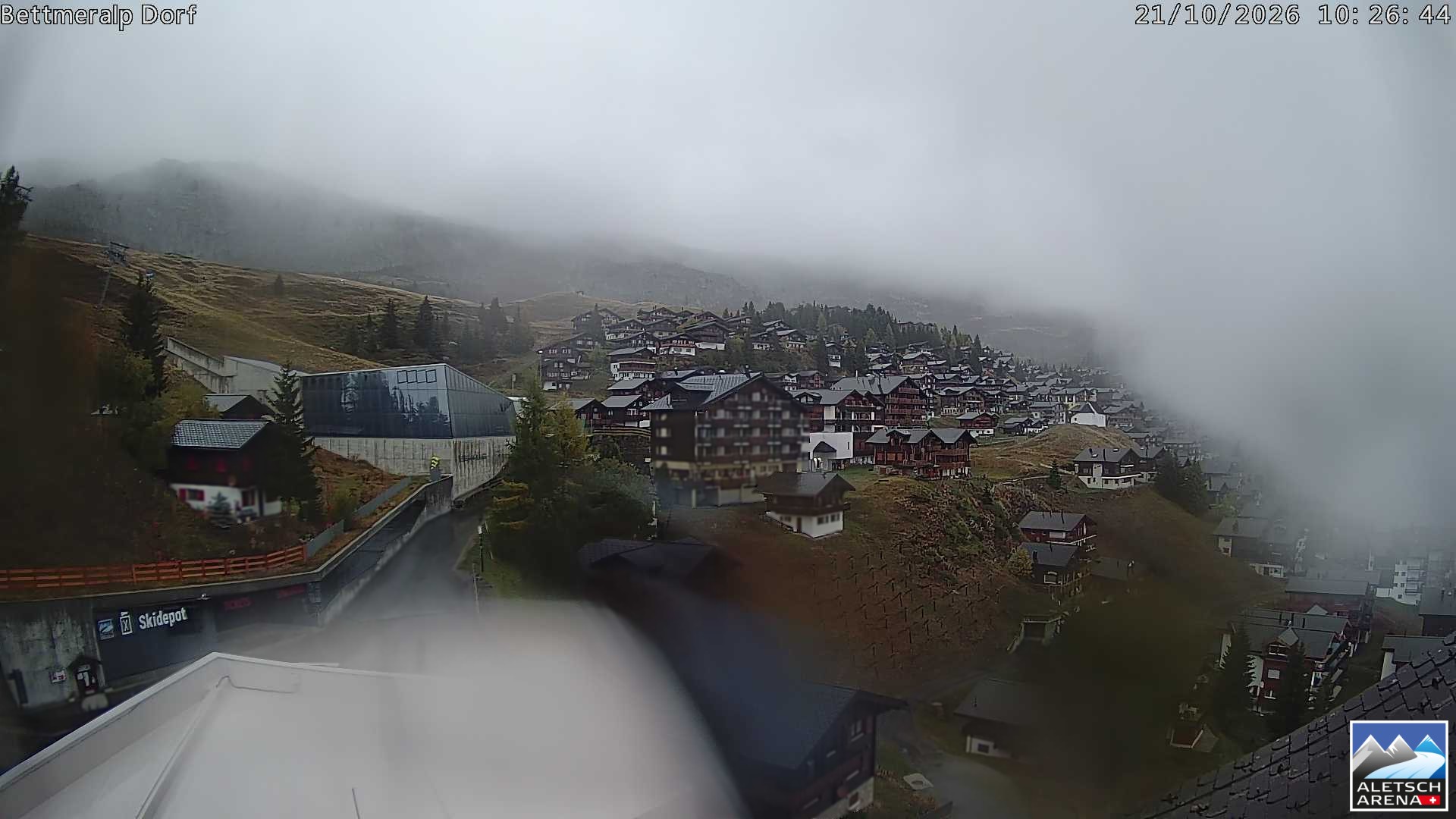 Archiv Foto Webcam Bettmeralp, Schweiz
