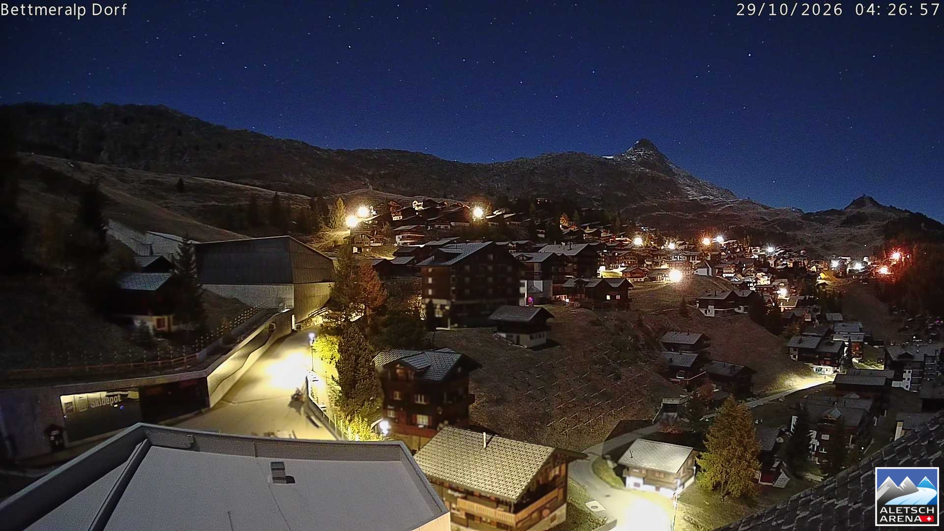 Archiv Foto Webcam Bettmeralp, Schweiz
