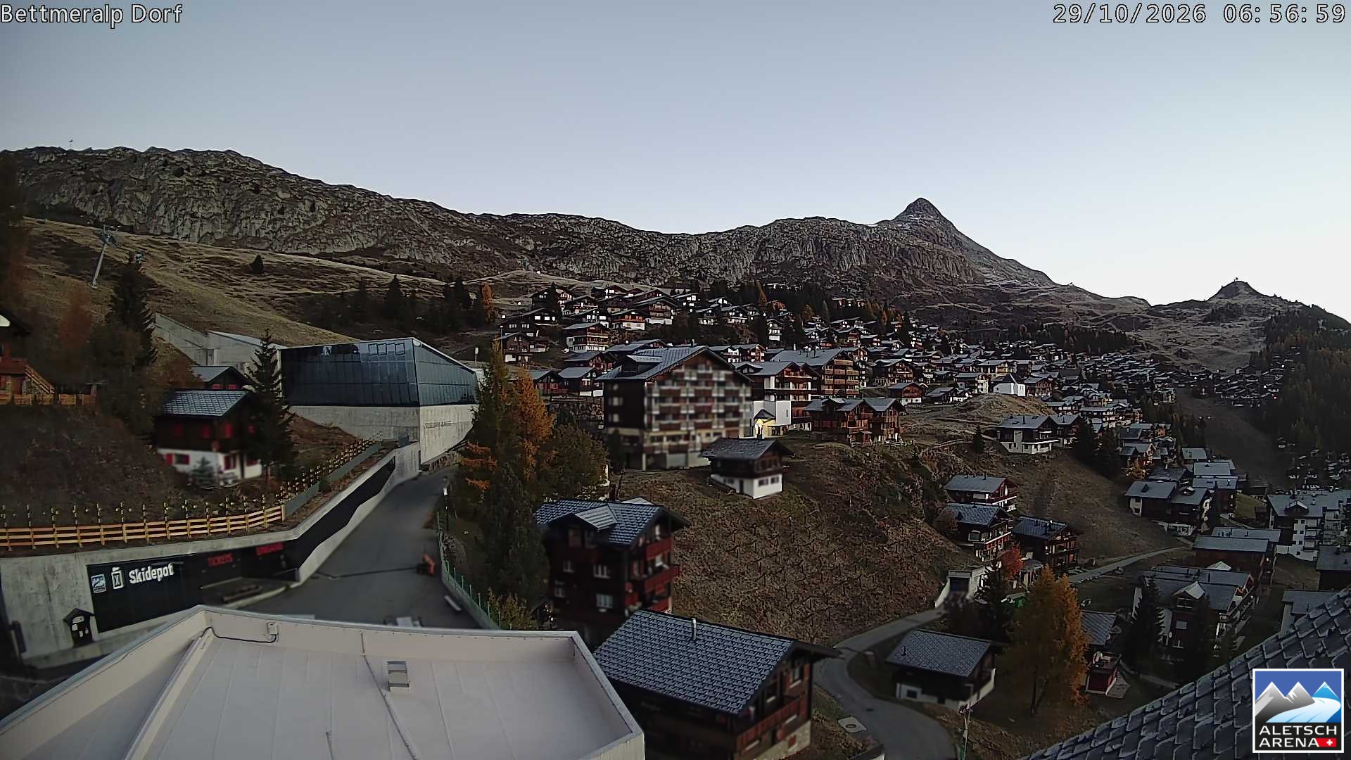 Archiv Foto Webcam Bettmeralp, Schweiz